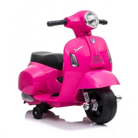 Mini Moto de Batería Vespa Rosa