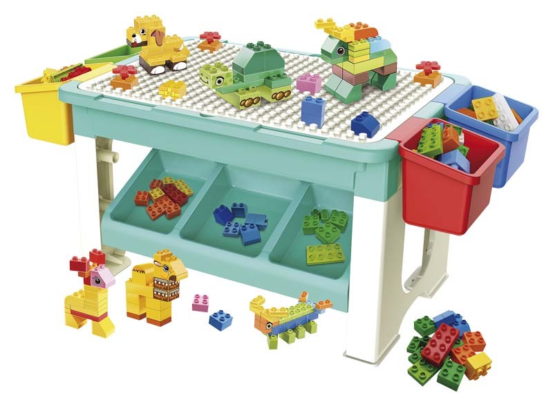 Kidkraft Juego De Mesa Con Bloques De Construcción Lego