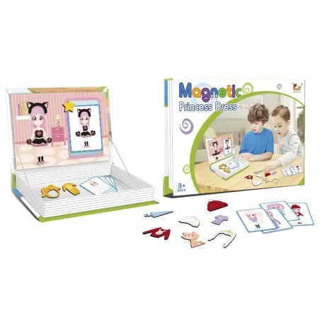 Juego Magnético Cambiador de Ropa Princesa