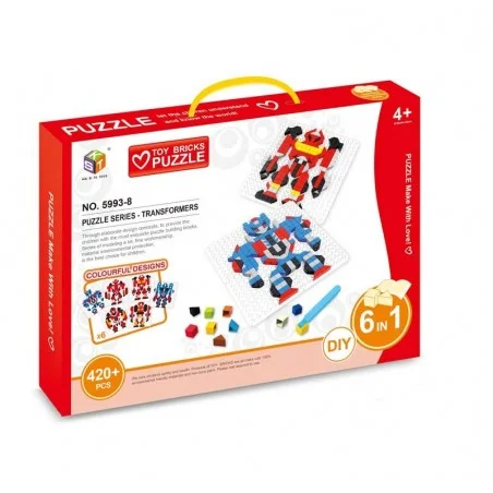 Puzzle Mosaico Robot Transformers