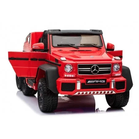 Coche Mercedes G63 Rojo Batería 12V para Niños