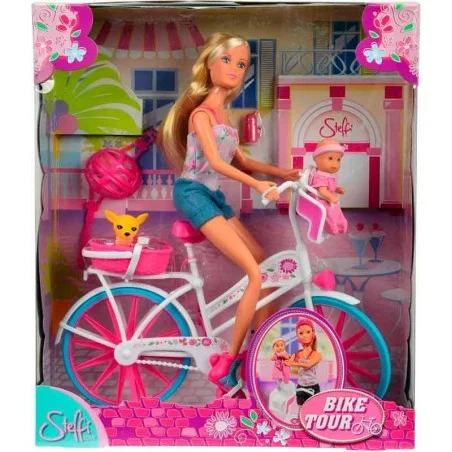 Steffi Love con Bicicleta