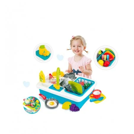 Cocina y Fregadero Infantil 2 en 1