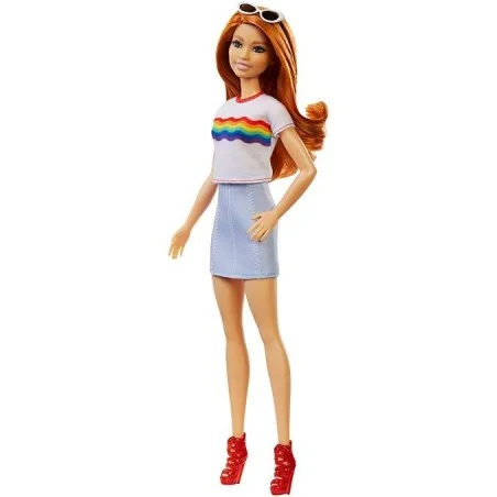 Barbie Fashionistas Camiseta Arcoiris