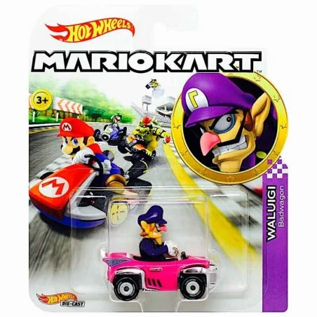 Hot Wheels Mario Kart Waluigi