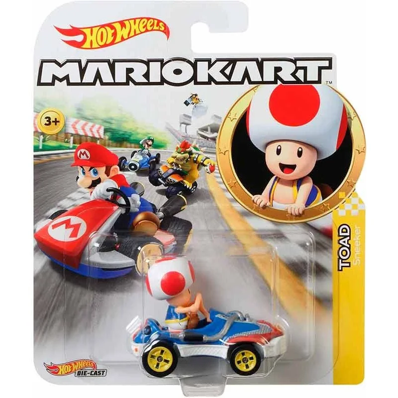 Hot Wheels Mario Kart Toad Sneeker