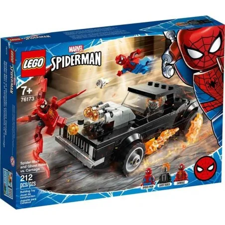 Lego Marvel Spiderman y el Motorista Fantasma vs Carnage