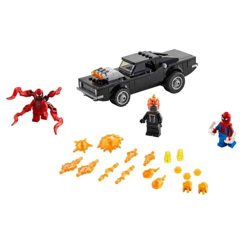 Lego Marvel Spiderman y el Motorista Fantasma vs Carnage