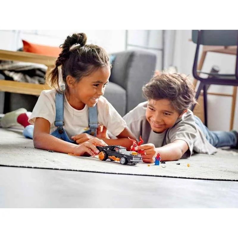 Lego Marvel Spiderman y el Motorista Fantasma vs Carnage