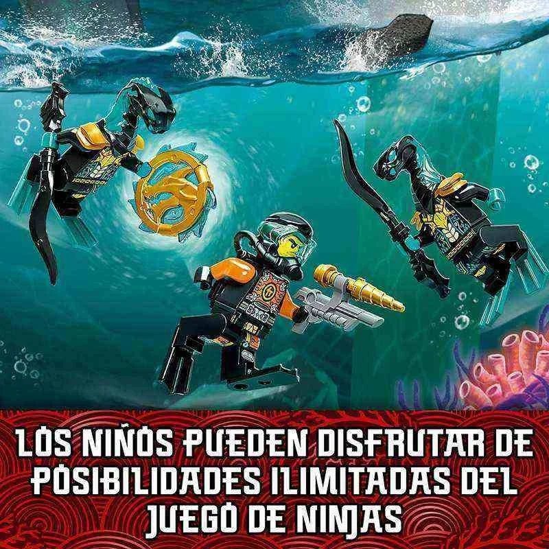 LEGO Ninjago Submarino Anfibio Ninja o Coche