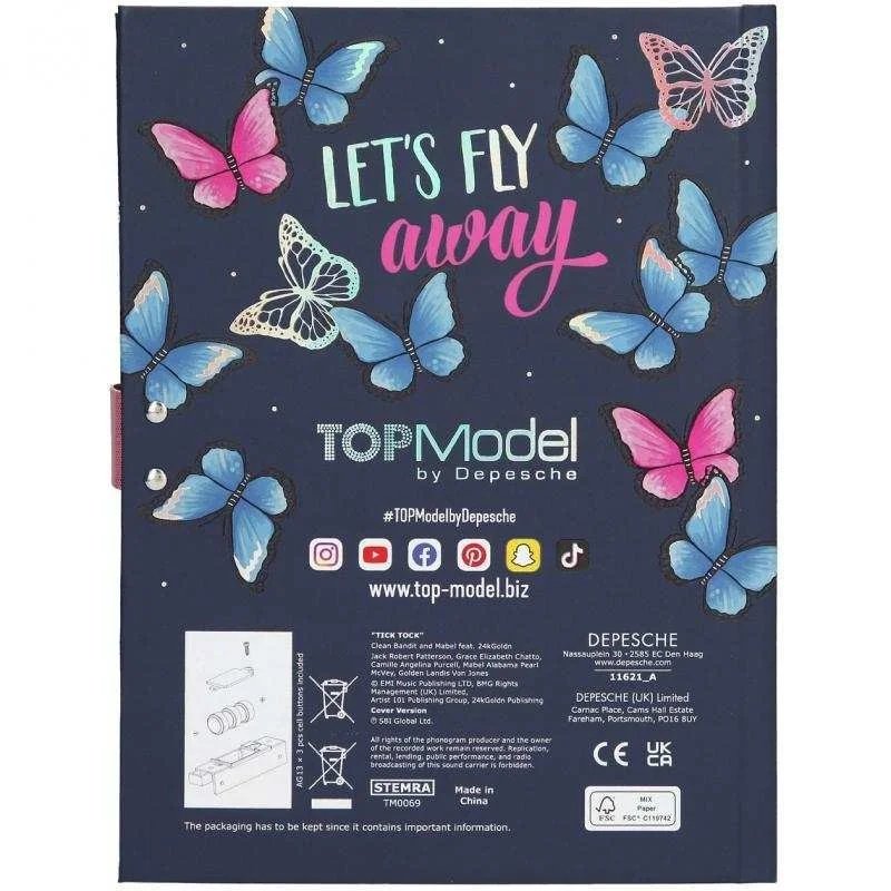 TOPModel Diario con Código Secreto