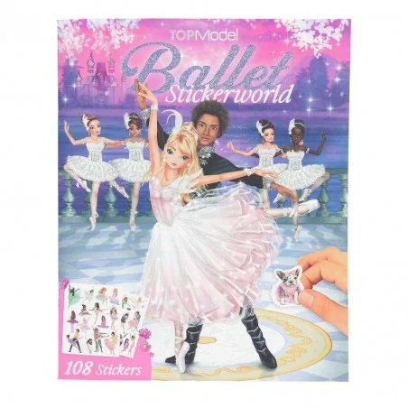 Cuaderno de Pegatinas Ballet TOPModel