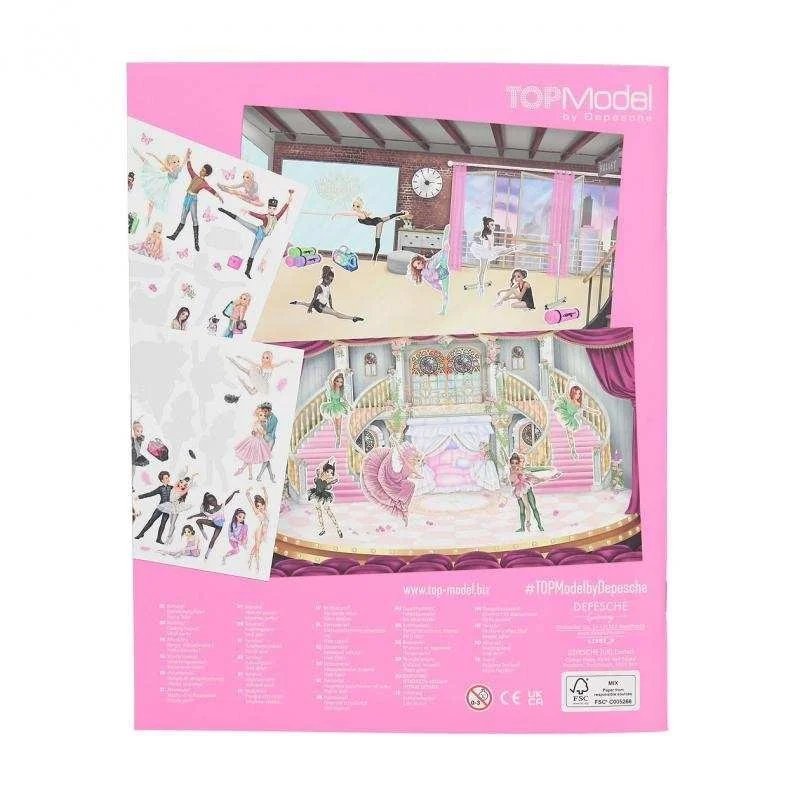 Cuaderno de Pegatinas Ballet TOPModel