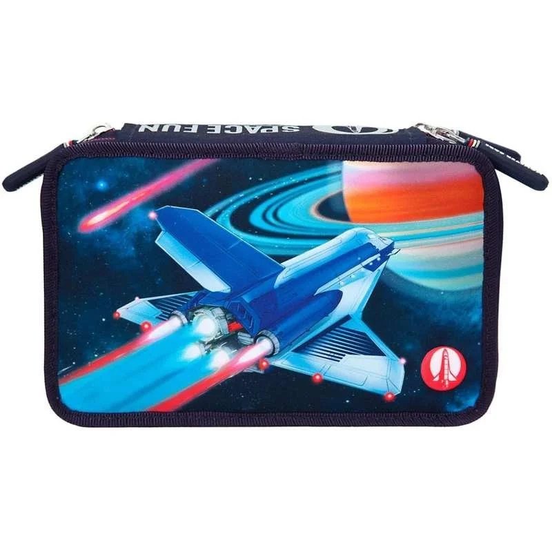 Estuche Monster Cars Space con LED