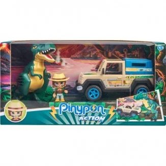 Pinypon Action Wild Pickup con Dinosaurio