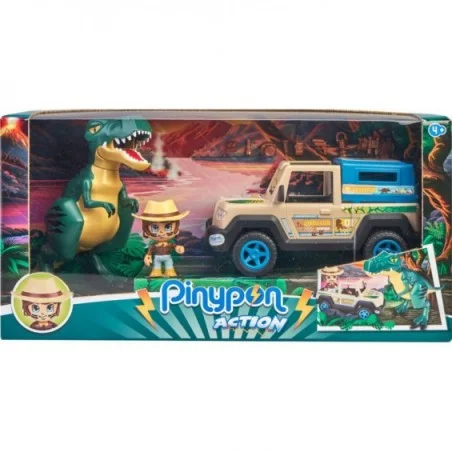 Pinypon Action Wild Pickup con Dinosaurio