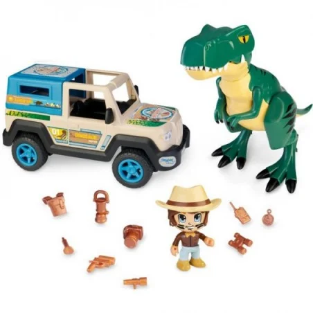 Pinypon Action Wild Pickup con Dinosaurio