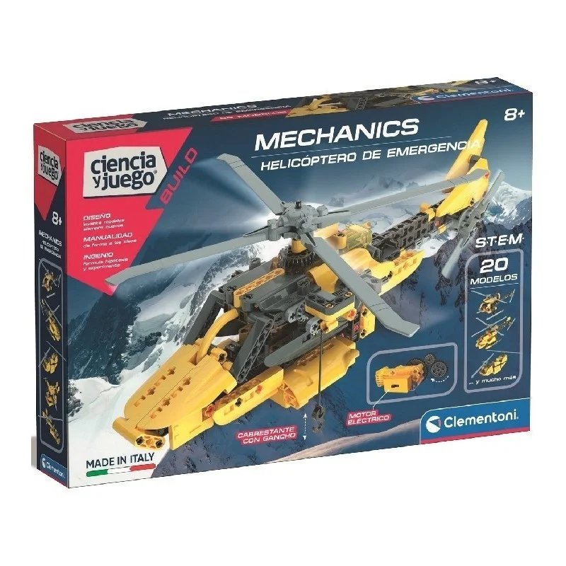Juego Construcción Helicóptero de Rescate