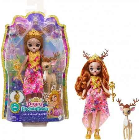 Royal Enchantimals Reina Daviana y Grassy