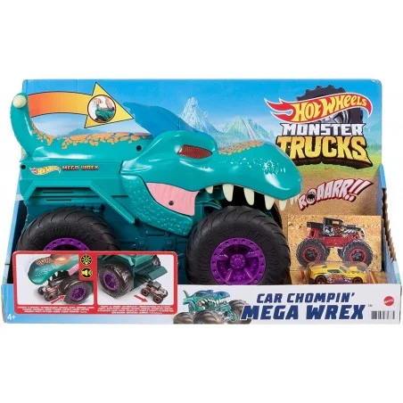 Vehículo Hot Wheels Mega Wrex Mastica Coches