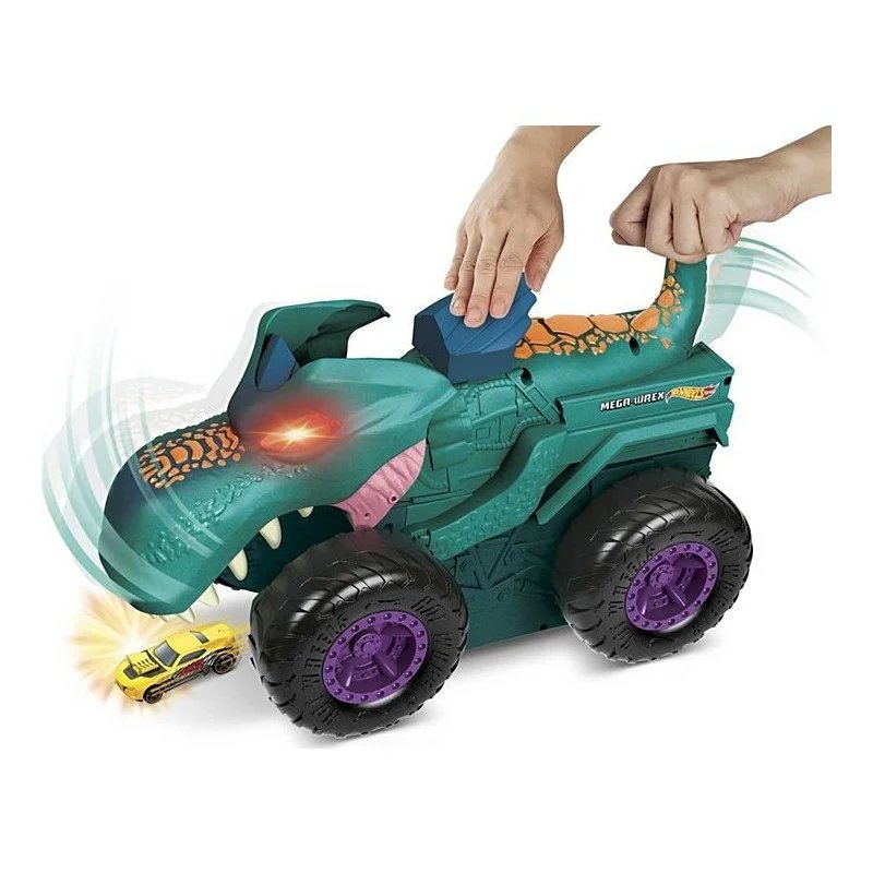 Vehículo Hot Wheels Mega Wrex Mastica Coches