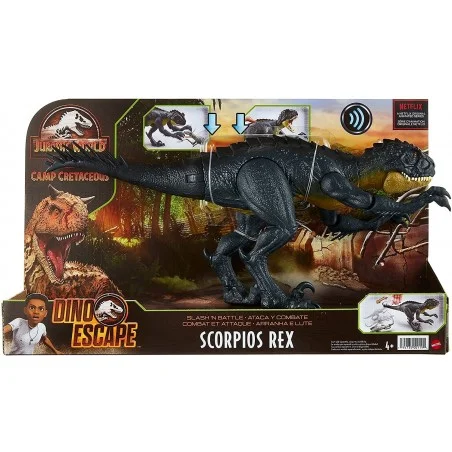 Jurassic World Scorpios Rex Stinger Corta Y Lucha