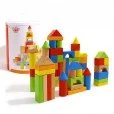 Bloques de madera infantil 100 piezas