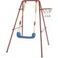Columpio con Canasta de Baloncesto