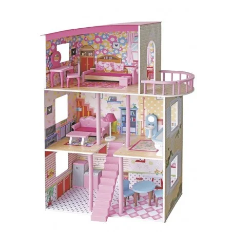 Casita de Muñecas con Muebles