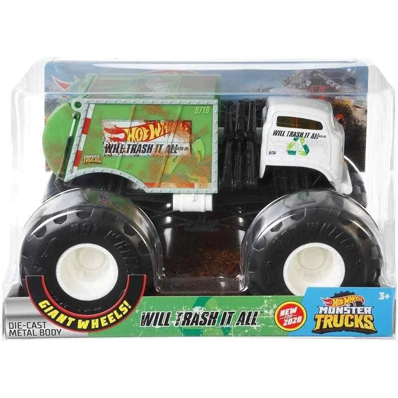 Hot Wheels Monster Truck Will Trash It All