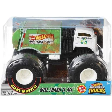 Hot Wheels Monster Truck Will Trash It All