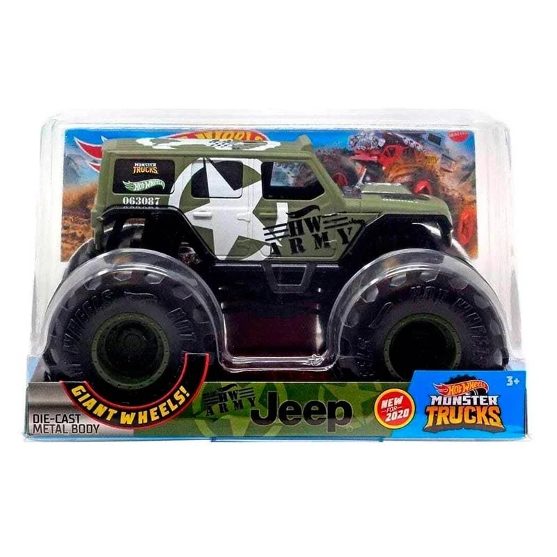 Hot Wheels Monster Truck Army Jeep