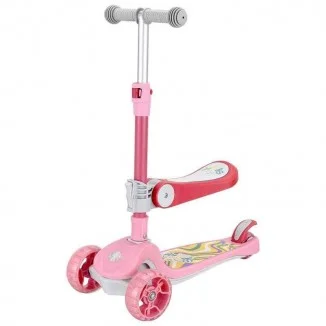 PATINETE 3 RDS MY 1º SCOOTER ROSA MOLTO