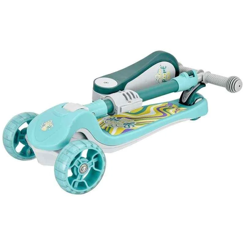 Patinete 3 Ruedas Infantil hasta 50 Kg FAST INDIGO Turquesa