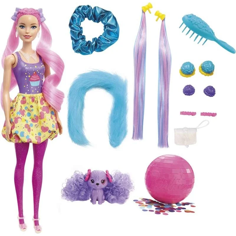 Barbie Color Reveal Peinados Cupcake