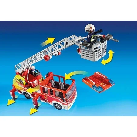 Playmobil City Action Camión de Bomberos con Escalera