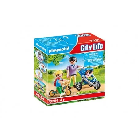 Playmobil City Life Mamá con Niños