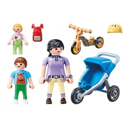 Playmobil City Life Mamá con Niños