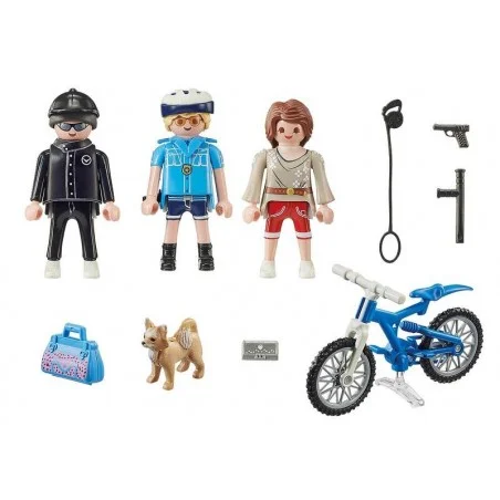 Playmobil Bici Policial: persecución del carterista