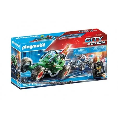 Playmobil Kart Policial: persecución ladrón de caja fuerte