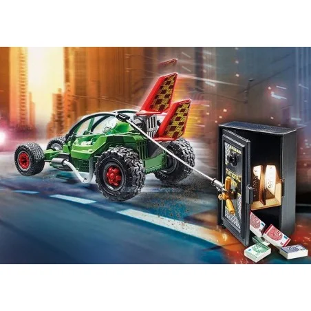 Playmobil Kart Policial: persecución ladrón de caja fuerte