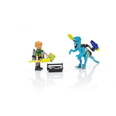 Playmobil Dino Rise Uncle Rob: Armamento para la batalla