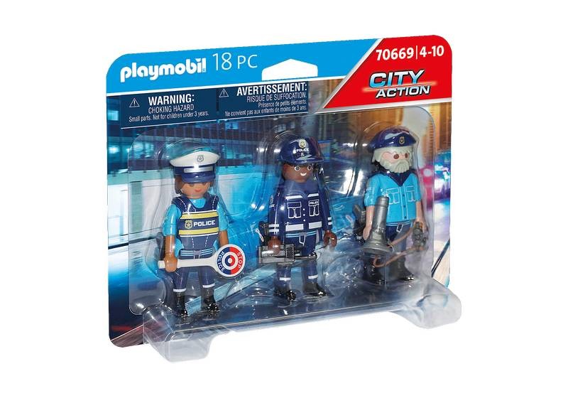 Gallo Acumulación solamente Playmobil City Action Set Figuras Policía