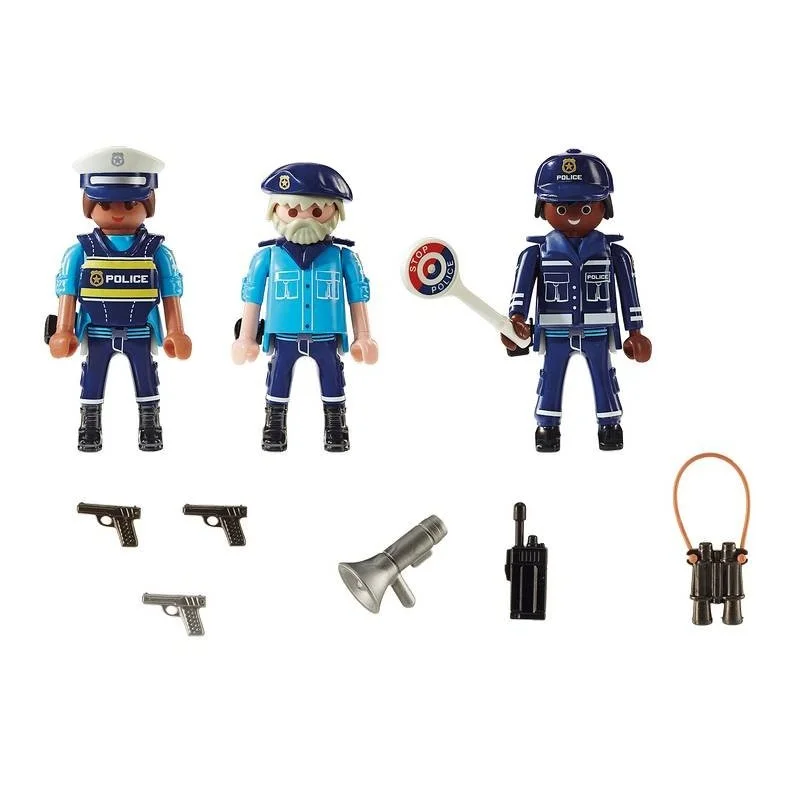 Playmobil City Action Set Figuras Policía