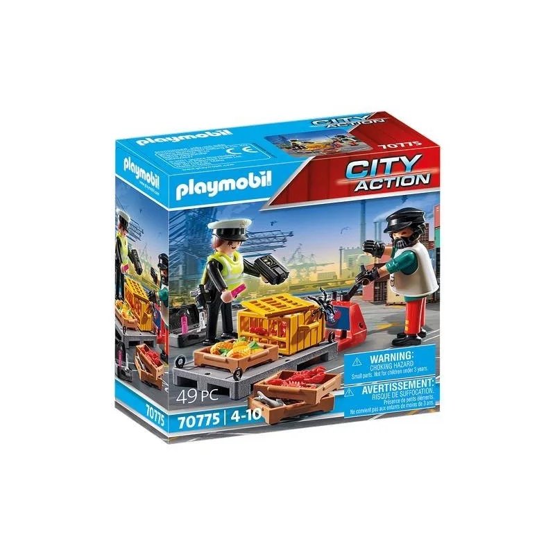 Playmobil City Action Control Aduanero