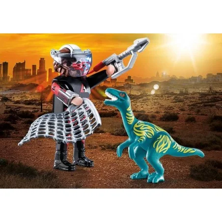 Playmobil DuoPack Velociraptor y Saqueador