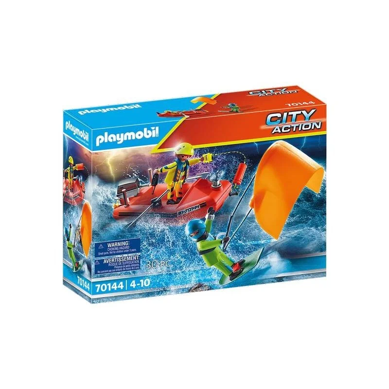 Playmobil Rescate Marítimo: Rescate de Kitesurfer