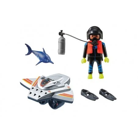 Playmobil Rescate Marítimo: Scooter de Buceo