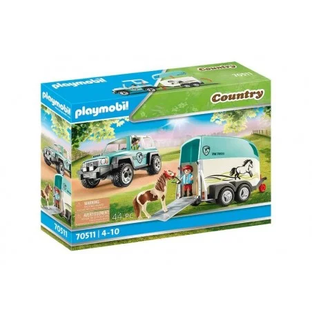 Playmobil Country Coche con Remolque para Poni