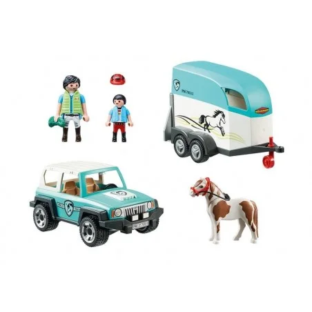 Playmobil Country Coche con Remolque para Poni